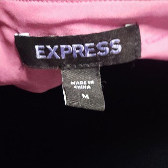 EXPRESS Fashion Halter PINK Sequin Dress Open-Back Women sz Medium - Picture 10 of 10
